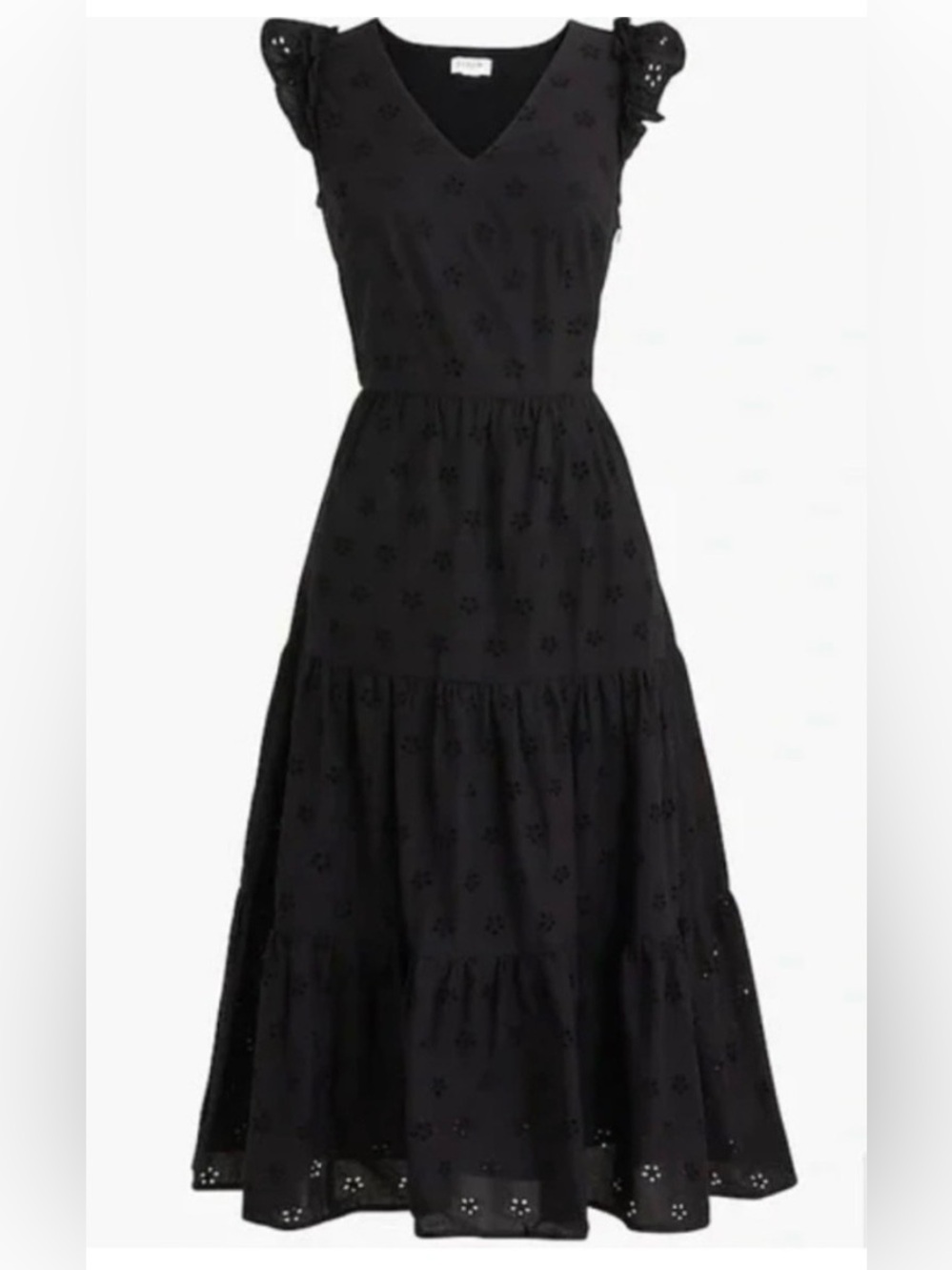 Midi eyelet dress